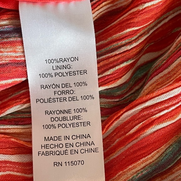 Nina Leonard ladies beautiful summer flowing long maxi dress. NWOT - Picture 12 of 13